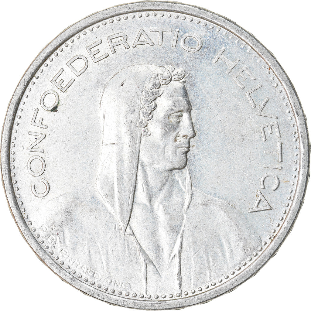Moneda, Suiza, 5 Francs, 1966, Bern, MBC, Plata, KM:40