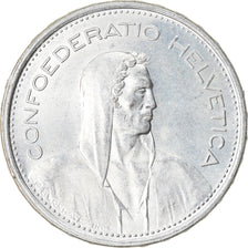 Coin, Switzerland, 5 Francs, 1966, Bern, EF(40-45), Silver, KM:40