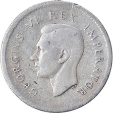 Monnaie, Afrique du Sud, George VI, 3 Pence, 1937, TTB, Argent, KM:26