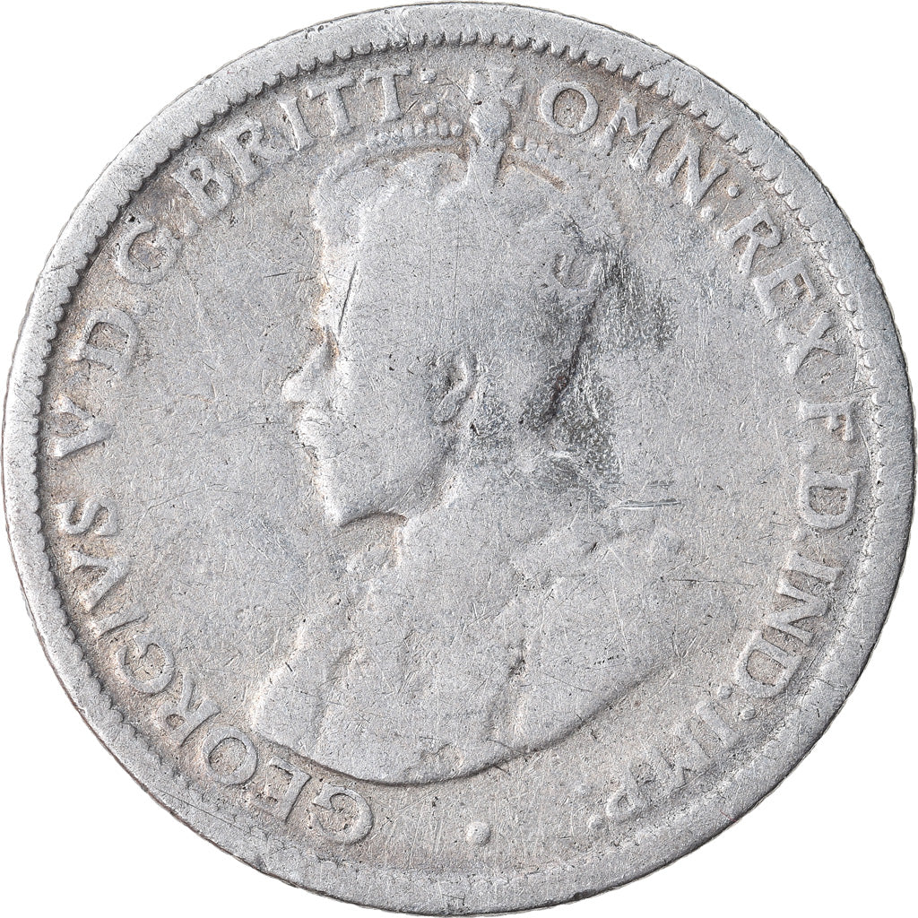 Moneta, Gran Bretagna, George V, 6 Pence, 1912, MB+, Argento, KM:815