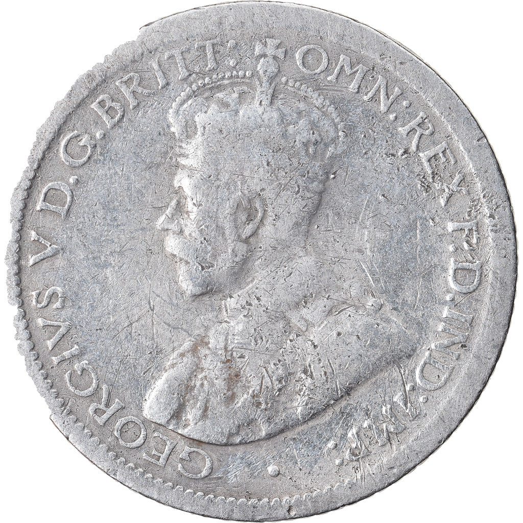 Coin, Great Britain, George V, 6 Pence, 1921, EF(40-45), Silver, KM:815a.1