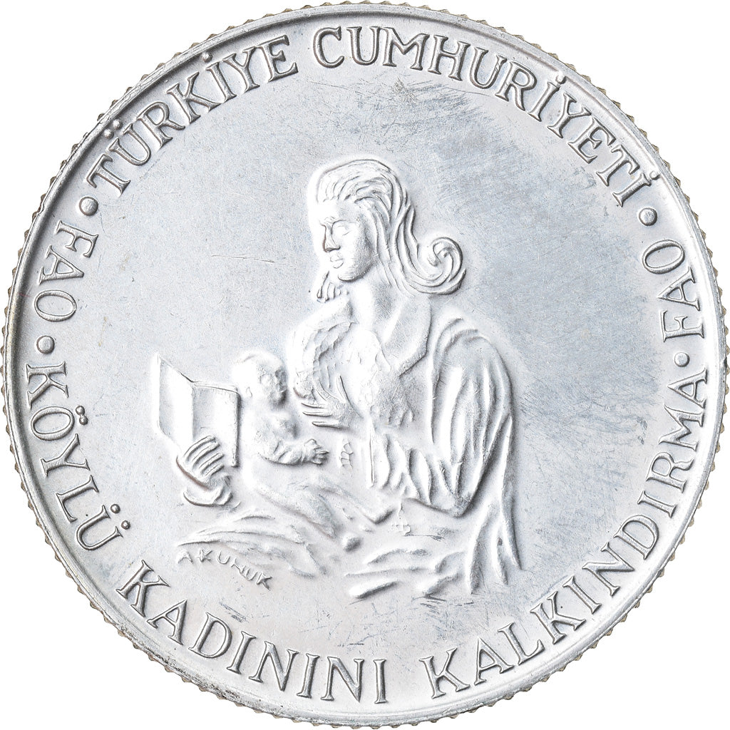 Coin, Turkey, 500 Lira, 1980, EF(40-45), Silver, KM:940.1