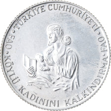 Coin, Turkey, 500 Lira, 1980, EF(40-45), Silver, KM:940.1