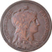 Moneta, Francia, Dupuis, 10 Centimes, 1917, Paris, MB+, Bronzo, KM:843