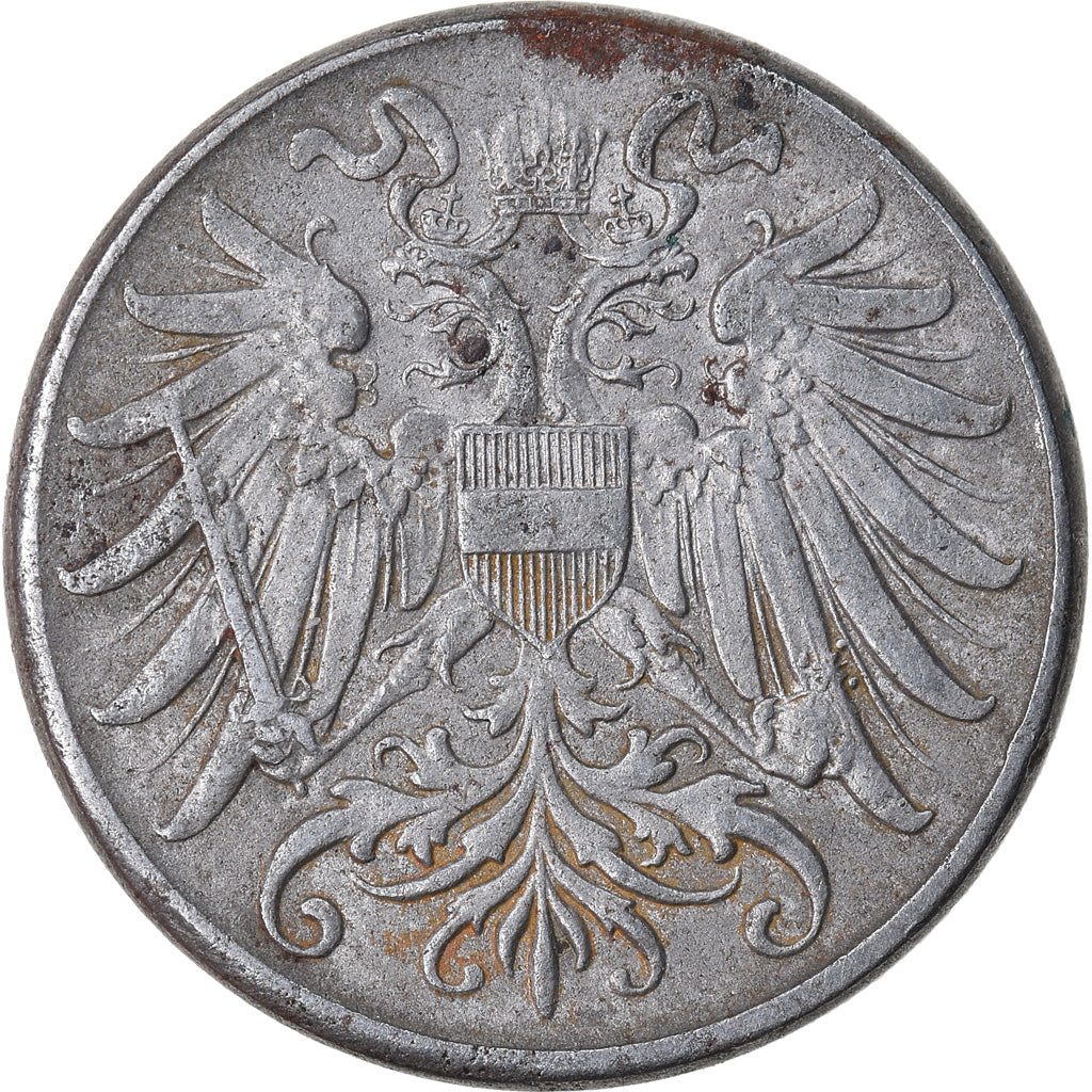 Moneta, Austria, Karl I, 2 Heller, 1918, BB, Ferro, KM:2824