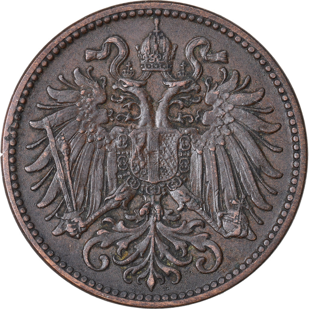 Moneta, Austria, Franz Joseph I, 2 Heller, 1902, BB, Bronzo, KM:2801