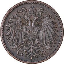 Moneta, Austria, Franz Joseph I, 2 Heller, 1902, BB, Bronzo, KM:2801