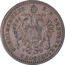 Münze, Österreich, Franz Joseph I, Kreuzer, 1860, SS, Kupfer, KM:2186