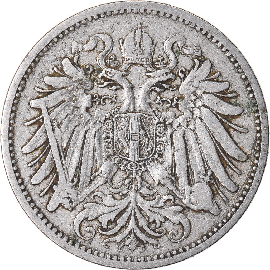 Moneta, Austria, Franz Joseph I, 20 Heller, 1895, MB+, Nichel, KM:2803