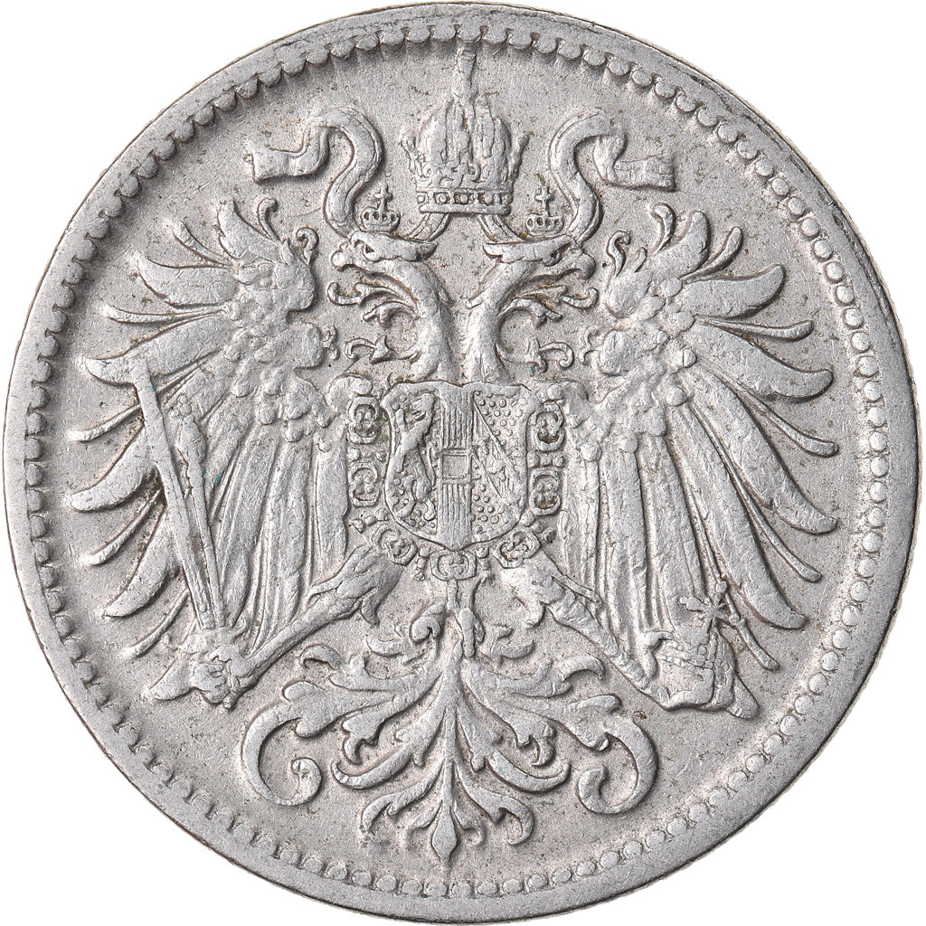 Monnaie, Autriche, Franz Joseph I, 10 Heller, 1907, TTB, Nickel, KM:2802