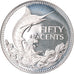 Coin, Bahamas, Elizabeth II, 50 Cents, 1974, Franklin Mint, U.S.A., MS(65-70)