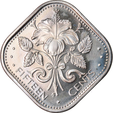 Coin, Bahamas, Elizabeth II, 15 Cents, 1974, Franklin Mint, U.S.A., MS(65-70)