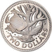 Münze, Barbados, 2 Dollars, 1973, Franklin Mint, STGL, Copper-nickel, KM:15