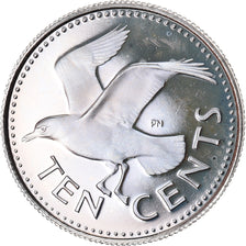 Moneta, Barbados, 10 Cents, 1973, Franklin Mint, FDC, Rame-nichel, KM:12