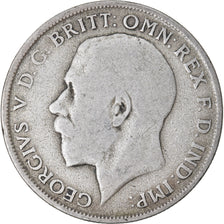 Moneta, Gran Bretagna, George V, Florin, Two Shillings, 1921, MB+, Argento