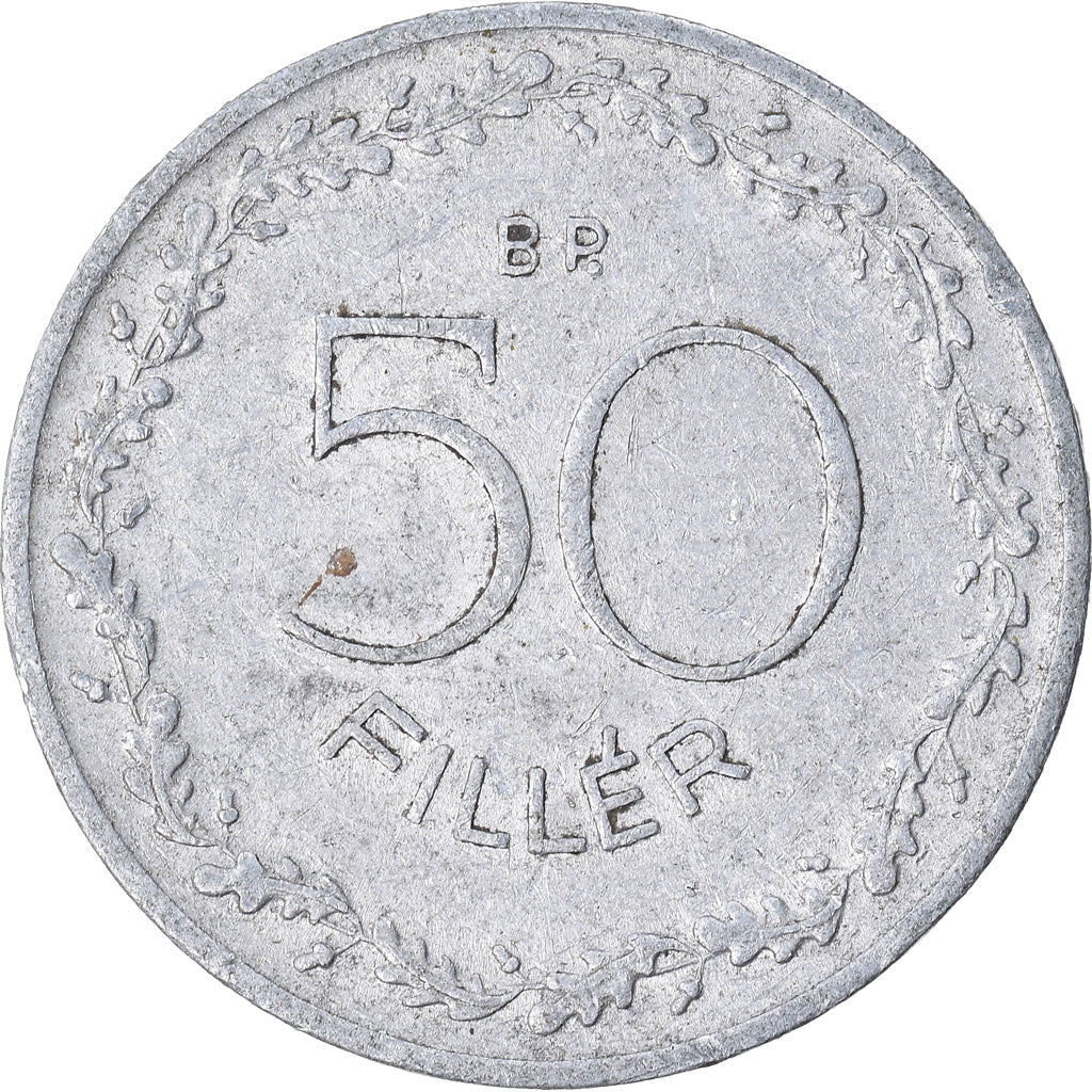 Monnaie, Hongrie, 50 Fillér, 1965, Budapest, TTB, Aluminium, KM:551