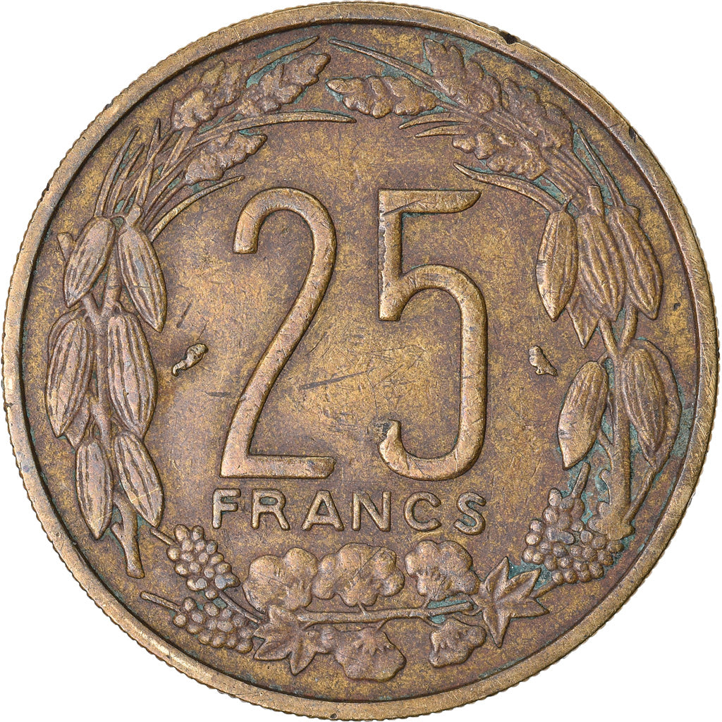 Coin, EQUATORIAL AFRICAN STATES, 25 Francs, 1962, Paris, EF(40-45)