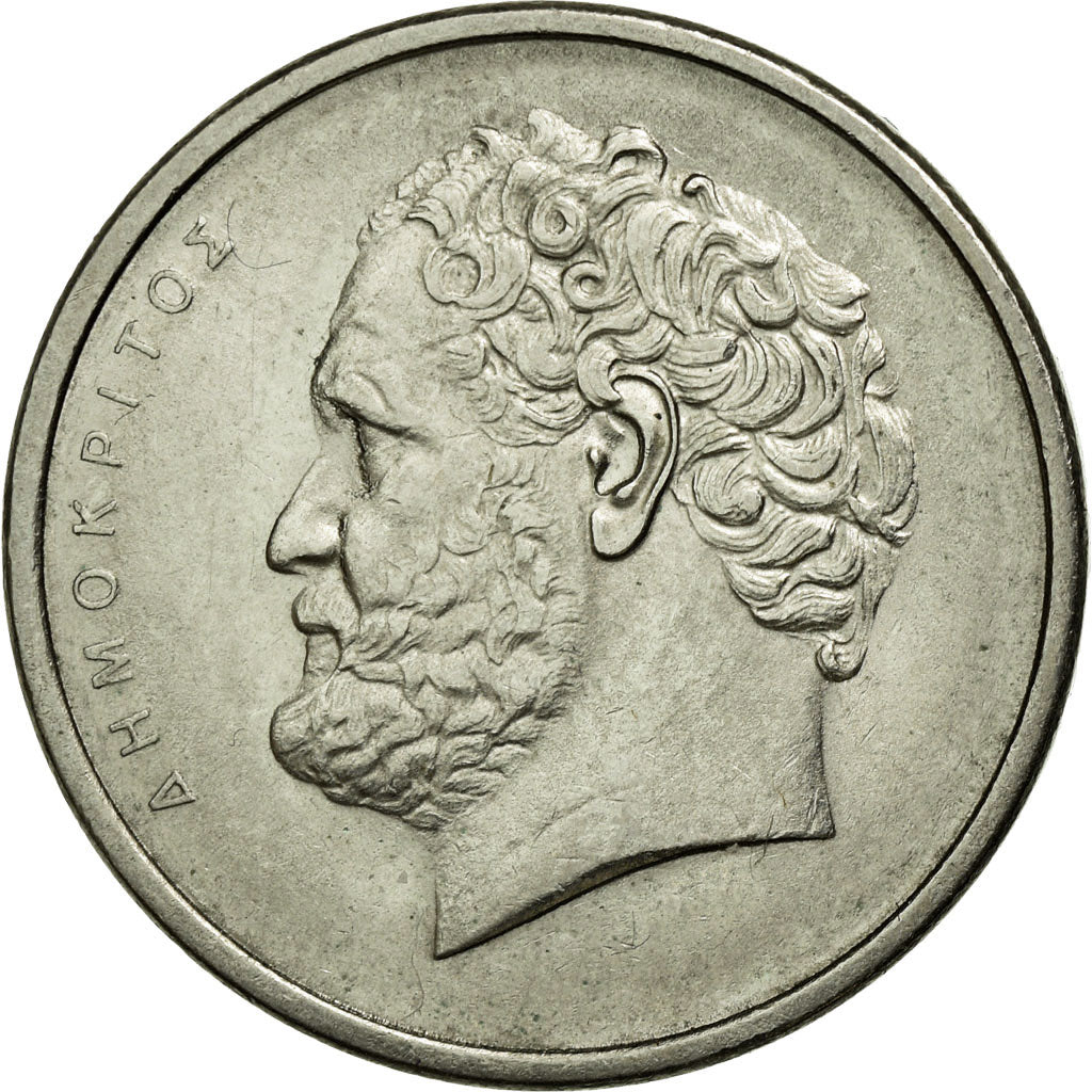 Coin, Greece, 10 Drachmai, 1976, MS(60-62), Copper-nickel, KM:119