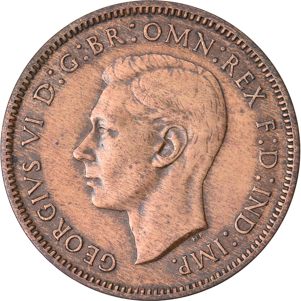 Coin, Great Britain, George VI, Farthing, 1938, EF(40-45), Bronze, KM:843