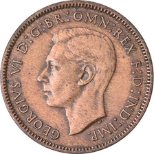 Coin, Great Britain, George VI, Farthing, 1938, EF(40-45), Bronze, KM:843