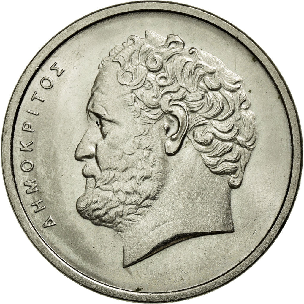 Coin, Greece, 10 Drachmai, 1976, MS(60-62), Copper-nickel, KM:119