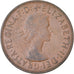 Monnaie, Grande-Bretagne, Elizabeth II, Penny, 1961, TTB, Bronze, KM:897