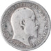 Coin, Great Britain, Edward VII, 3 Pence, 1902, EF(40-45), Silver, KM:797.1