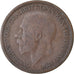 Moneda, Gran Bretaña, George V, 1/2 Penny, 1926, BC+, Bronce, KM:824
