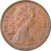Coin, Great Britain, Elizabeth II, 1/2 New Penny, 1977, VF(20-25), Bronze