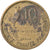 Moneta, Francja, Guiraud, 10 Francs, 1958, Paris, VF(20-25), Aluminium-Brąz