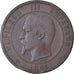 Coin, France, Napoleon III, Napoléon III, 10 Centimes, 1855, Strasbourg