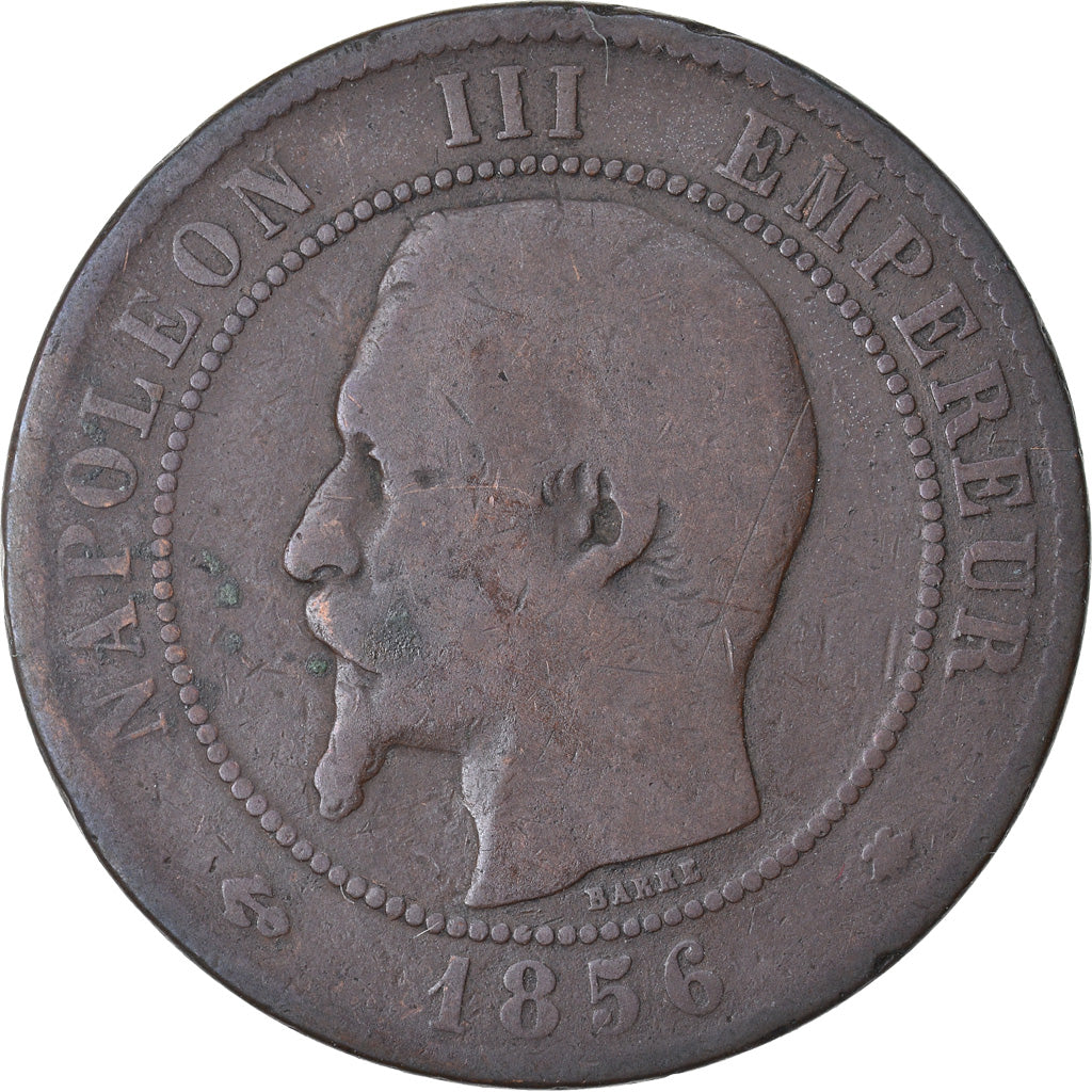 Coin, France, Napoleon III, Napoléon III, 10 Centimes, 1856, Strasbourg