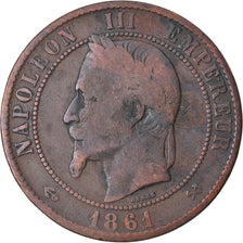 Coin, France, Napoleon III, Napoléon III, 10 Centimes, 1861, Bordeaux
