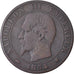 Monnaie, France, Napoleon III, Napoléon III, 5 Centimes, 1854, Strasbourg, TB+