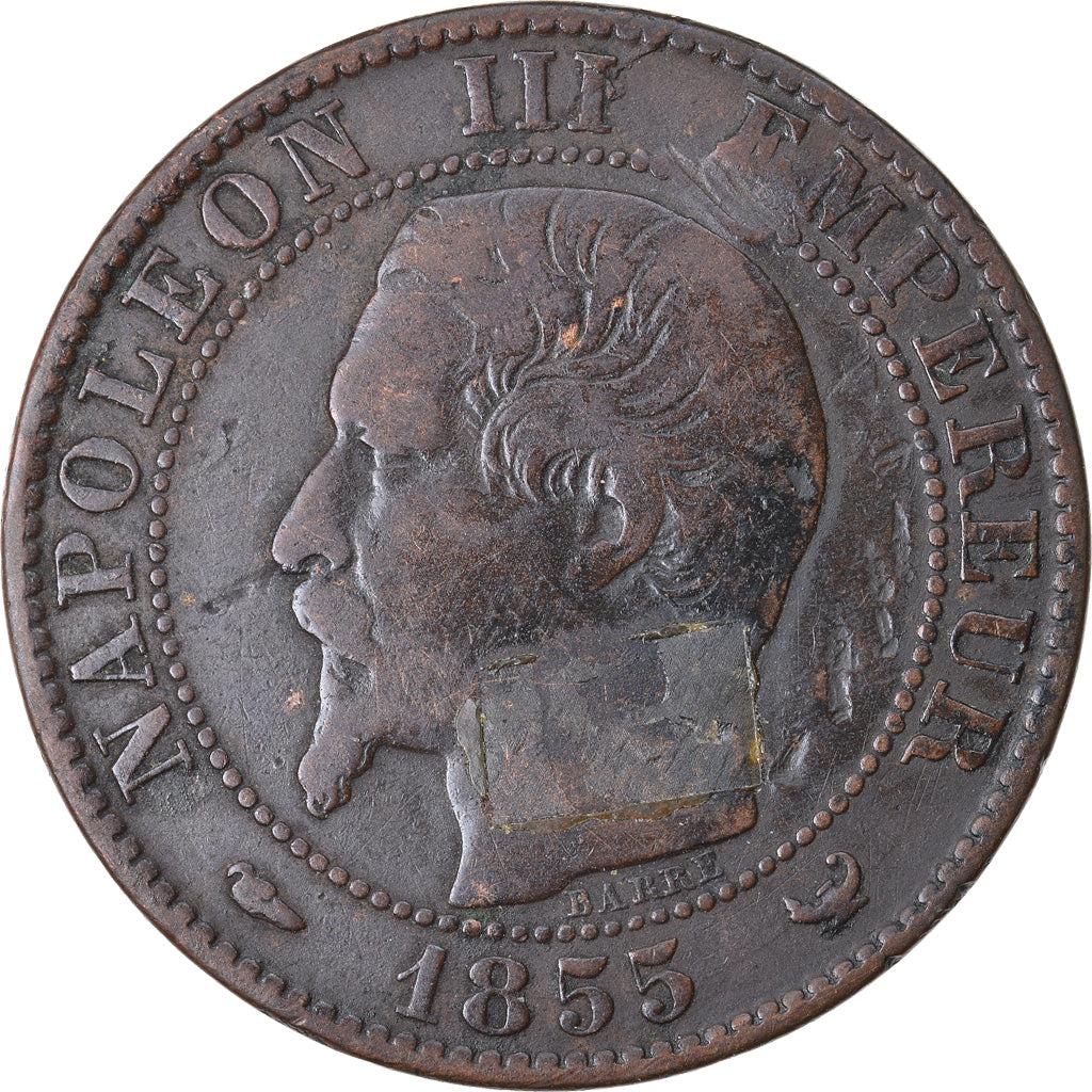 Moneta, Francja, Napoleon III, Napoléon III, 5 Centimes, 1855, Lille