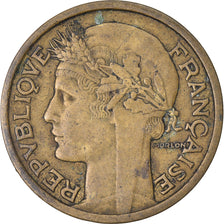 Moeda, França, Morlon, 2 Francs, 1937, Paris, EF(40-45), Alumínio-Bronze