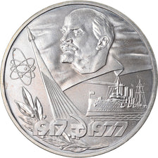 Moeda, Rússia, Rouble, 1977, Saint-Petersburg, EF(40-45), Cobre-Níquel-Zinco