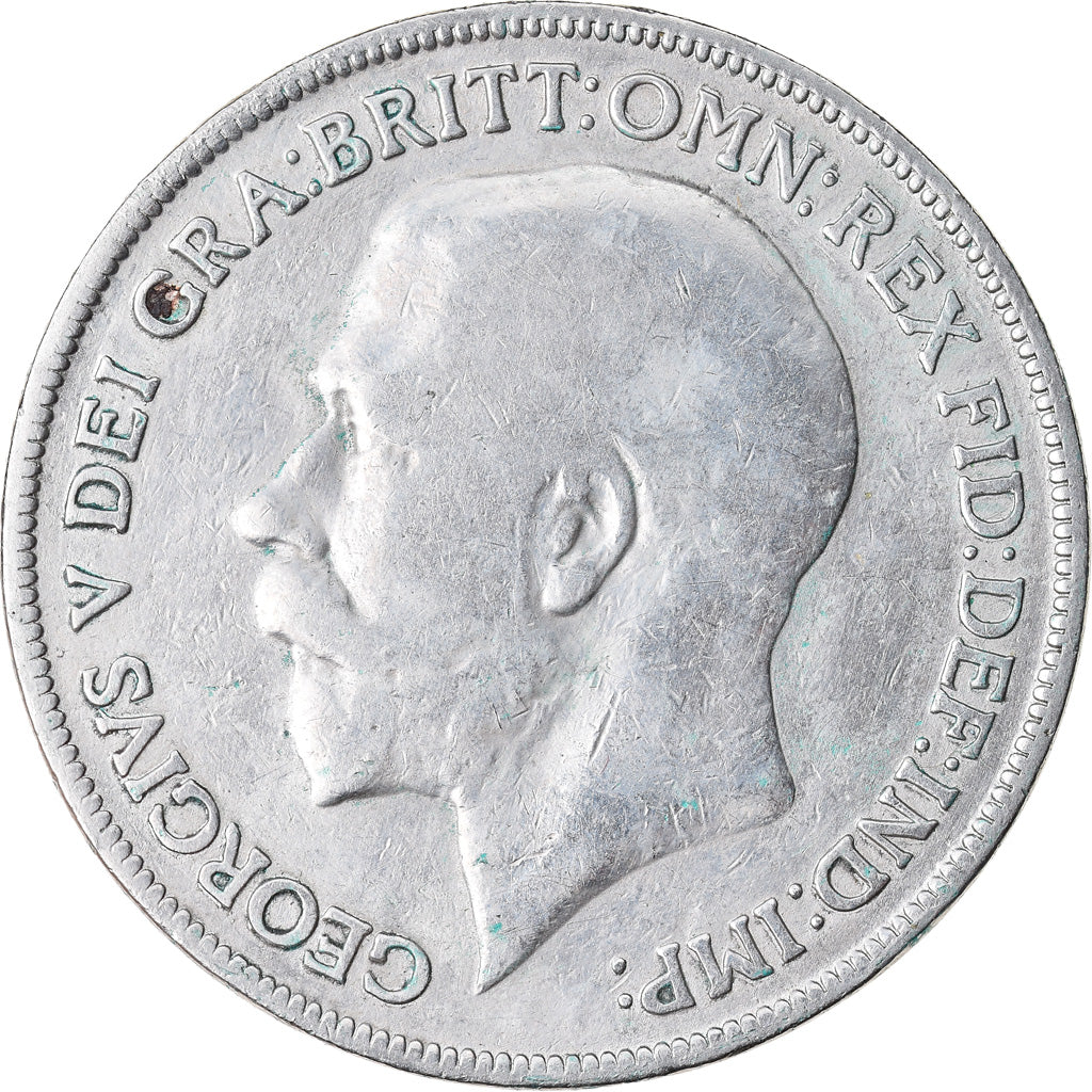 Coin, Great Britain, George V, Penny, 1919, EF(40-45), Silver, KM:811