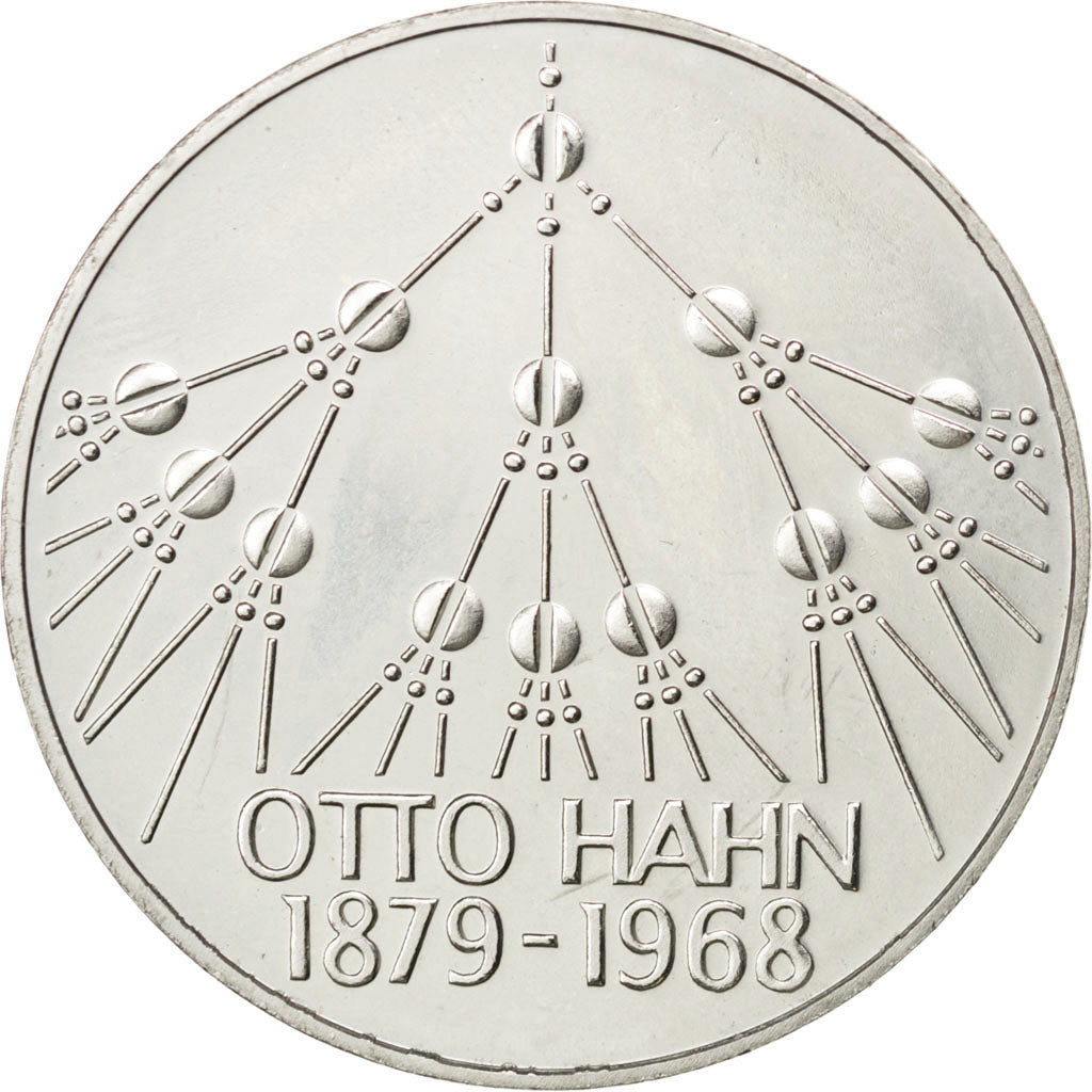 GERMANY - FEDERAL REPUBLIC, 5 Mark, 1979, Karlsruhe, KM #151, AU(55-58),...