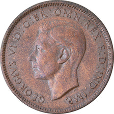 Moneta, Gran Bretagna, George VI, Farthing, 1938, BB, Bronzo, KM:843