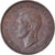 Coin, Great Britain, George VI, Farthing, 1944, VF(30-35), Bronze, KM:843