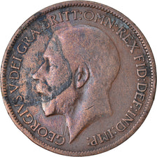 Coin, Great Britain, George V, 1/2 Penny, 1914, VF(30-35), Bronze, KM:809