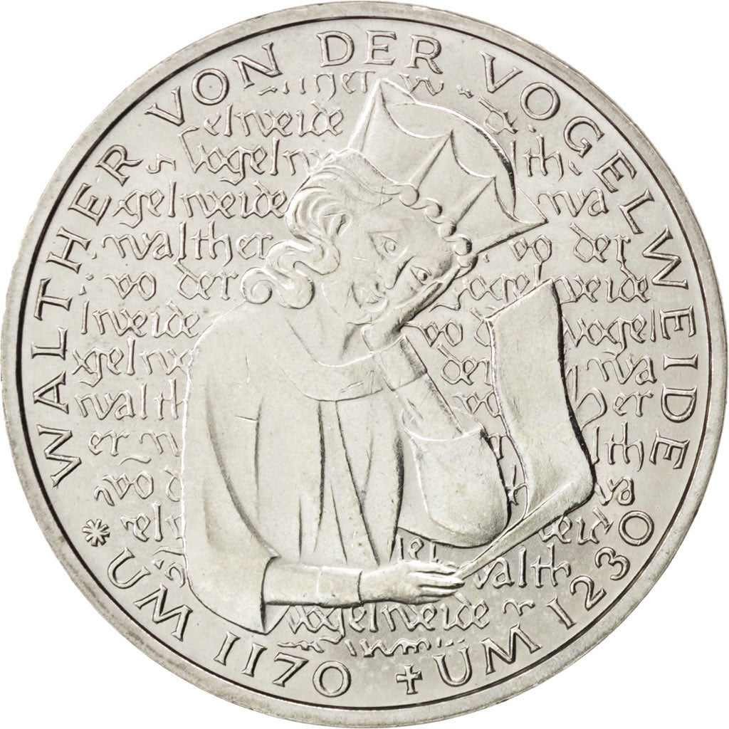 GERMANIA - REPUBBLICA FEDERALE, 5 Mark, 1980, Munich, Germany, SPL-, Nichel r...