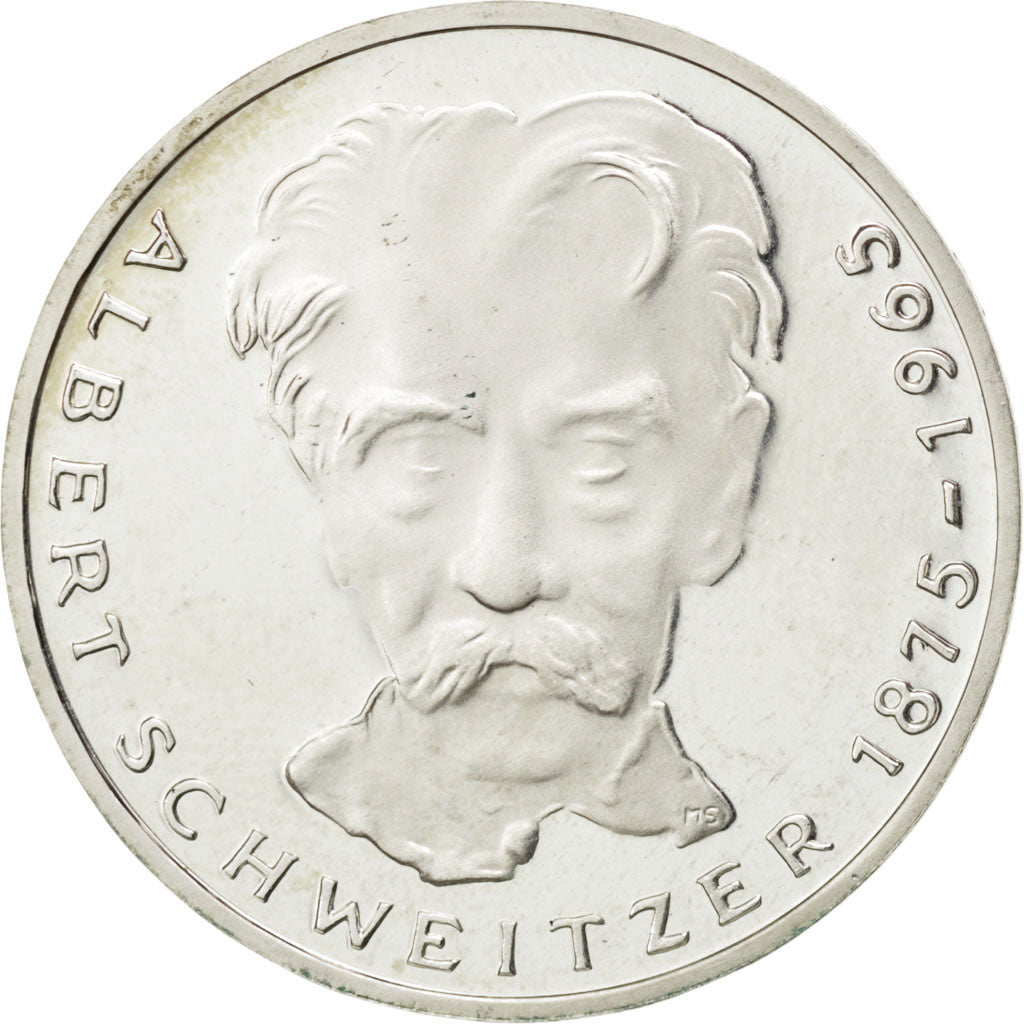 Allemagne, République Fédérale, 5 Mark 1975 G, KM 143