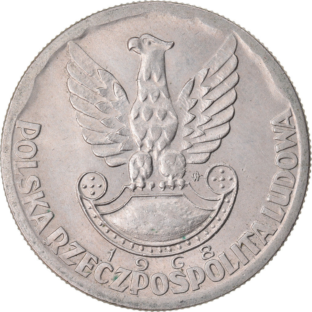 Monnaie, Pologne, 10 Zlotych, 1968, Warsaw, TTB, Copper-nickel, KM:60