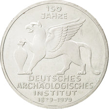 GERMANY - FEDERAL REPUBLIC, 5 Mark, 1979, Hamburg, KM #150, AU(55-58), Silver,..