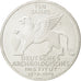 GERMANY - FEDERAL REPUBLIC, 5 Mark, 1979, Hamburg, KM #150, AU(55-58), Silver,..