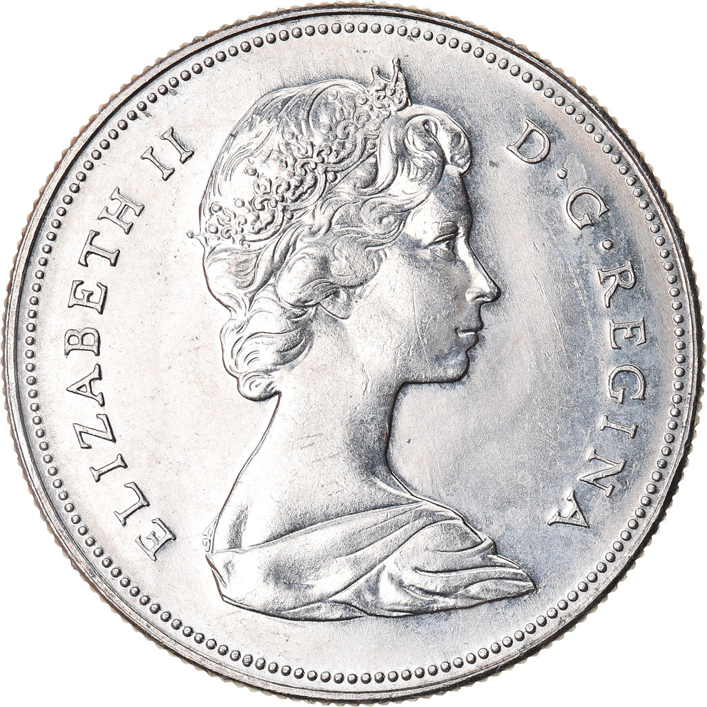 Coin, Canada, Elizabeth II, 50 Cents, 1973, Royal Canadian Mint, Ottawa