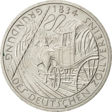 GERMANY - FEDERAL REPUBLIC, 5 Mark, 1984, Munich, KM #160, AU(55-58),...