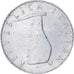 Moneda, Italia, 5 Lire, 1951, Rome, MBC, Aluminio, KM:92